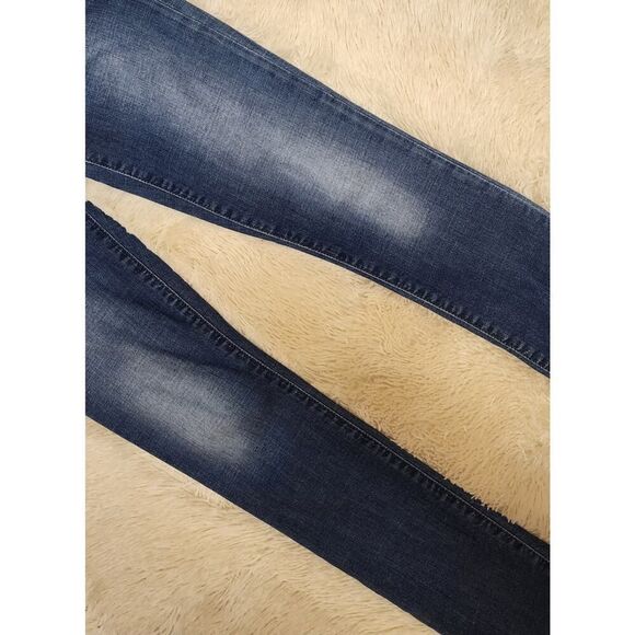 Gap 1969 Always Skinny Low Rise Jeans Womens Size 27 Dark Wash Blue Denim Pants - Picture 5 of 9